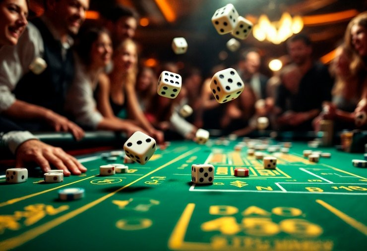 Live blackjack table with multi-camera studio setup